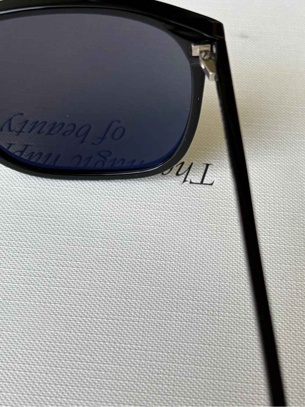 Saint Laurent SL37 001 Black Oversized Square Sunglasses 58mm